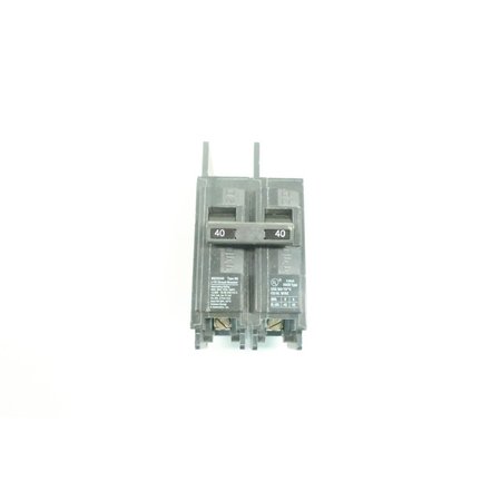 ITE Miniature Circuit Breaker, BQ Series 50A, 2 Pole, 120/240V AC BQ2H040